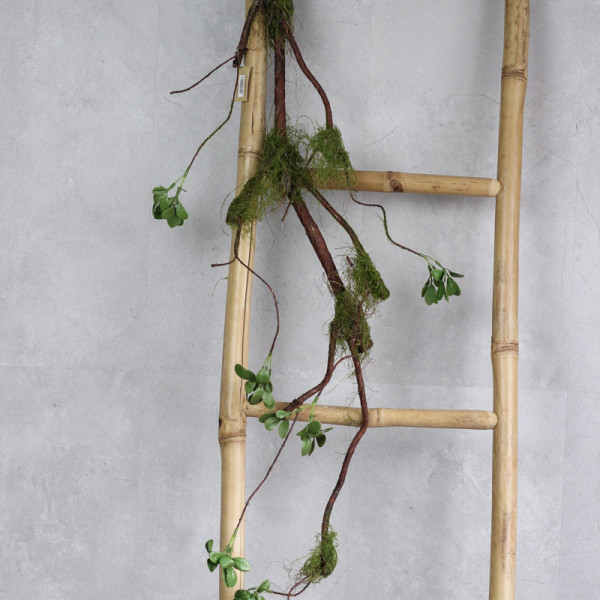 Гілка з мохом та листям 140 см