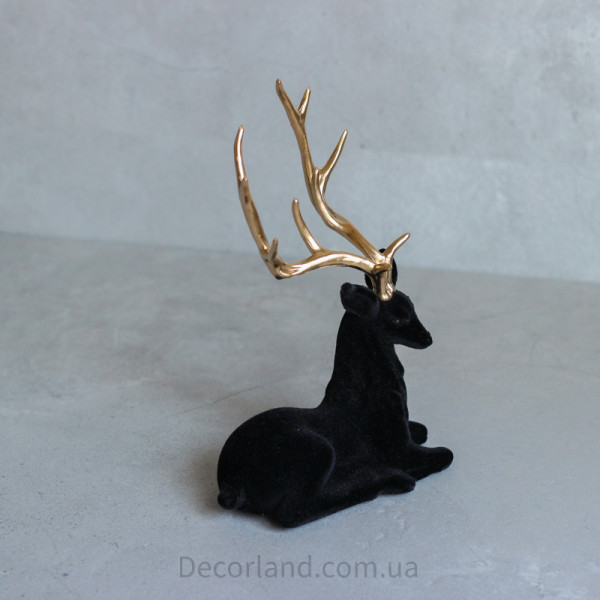 Олень чорний 23*15 см